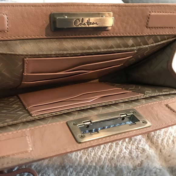 Cole Haan Leather Wallet - Blush/Nude - Picture 3 of 7